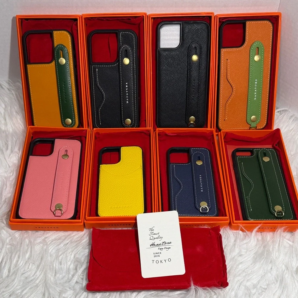 8 HANATORA Stylish Leather Phone Case with Card Slot